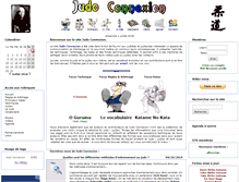 Tablet Screenshot of judo-connexion.com